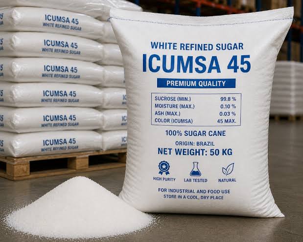 ICUMSA 45 White Sugar Supplier